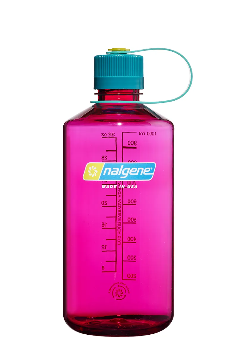 Nalgene Narrow Mouth Sustain Tritan 50% Recycled 1L Bottle Eggplant